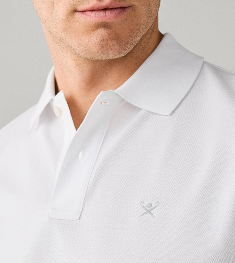 Hackett  Polo T-Shirts - White Polo T-shirts