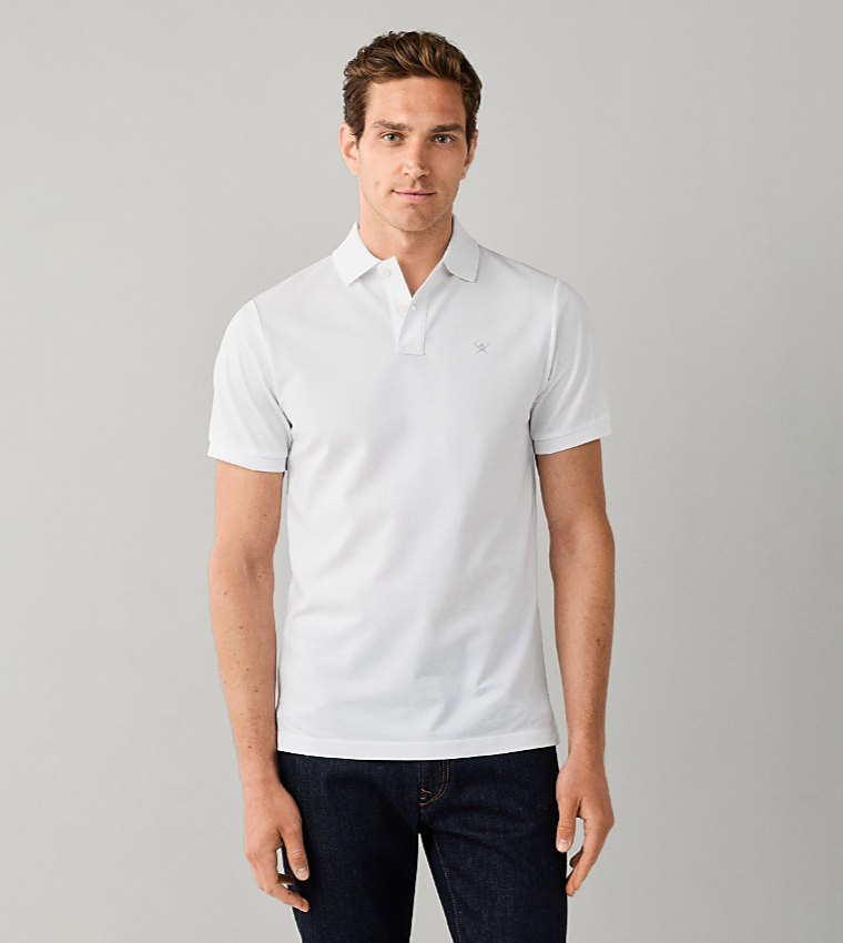 Hackett  Polo T-Shirts - White Polo T-shirts