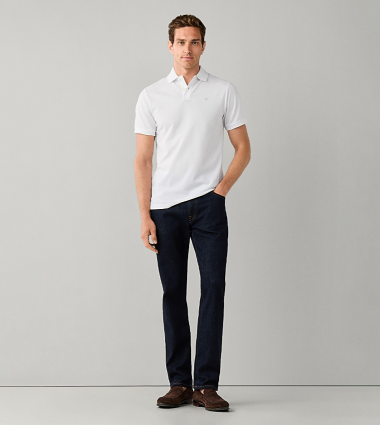 Hackett  Polo T-Shirts - White Polo T-shirts