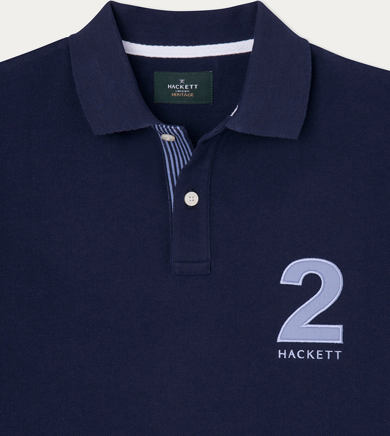 Logo Embroidered Short Sleeves Polo T-Shirt