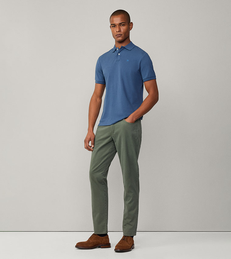 Slim Fit Short Sleeves Polo T-Shirt