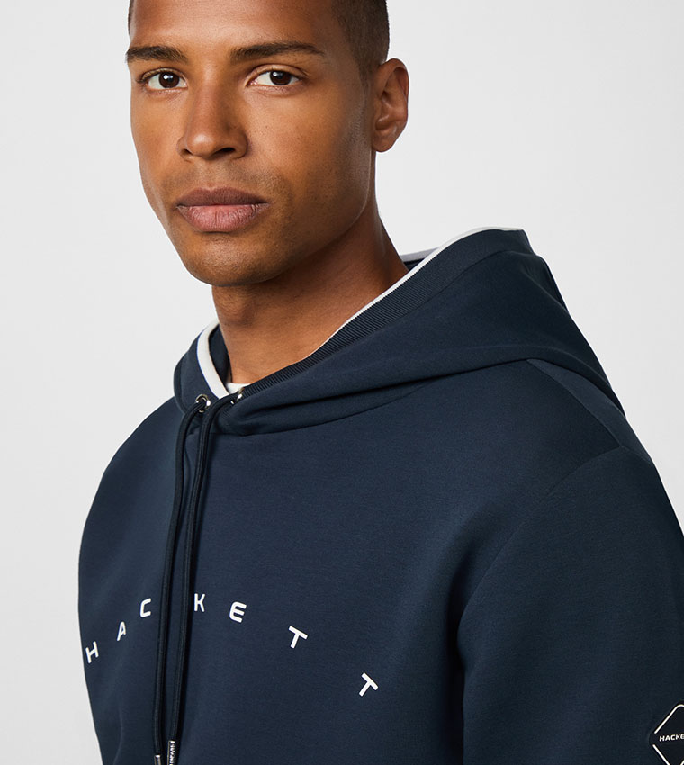 Logo Printed Long Sleeves Hoodie