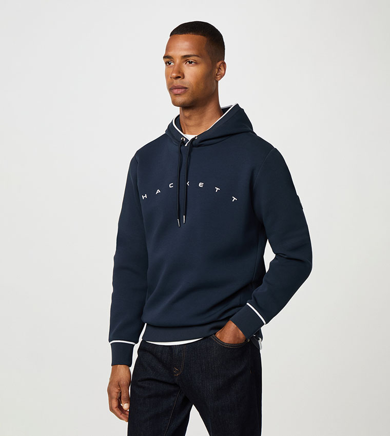 Logo Printed Long Sleeves Hoodie