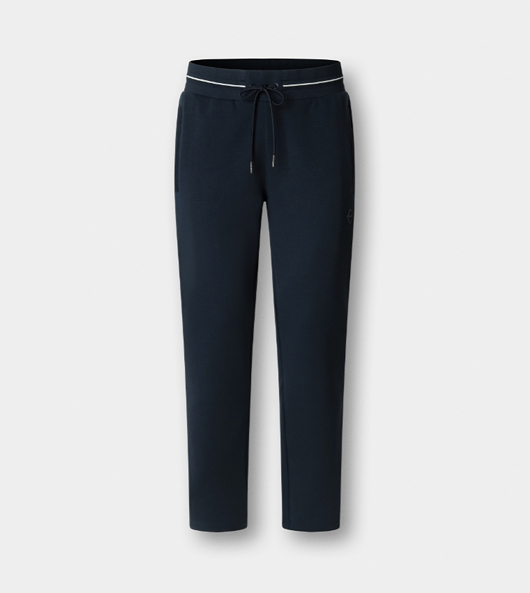 Solid Regular Fit Joggers