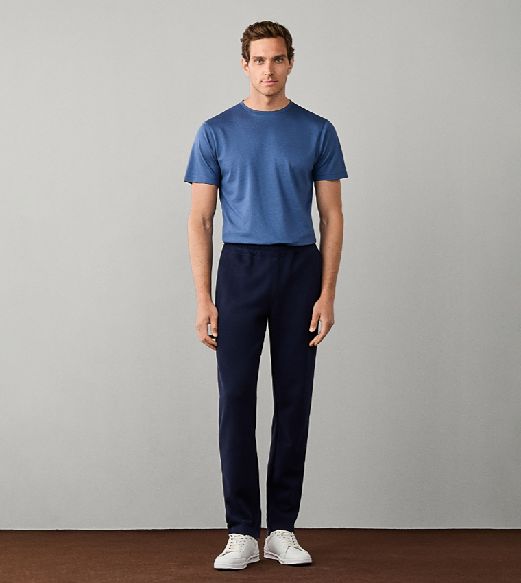 Solid Regular Fit Joggers