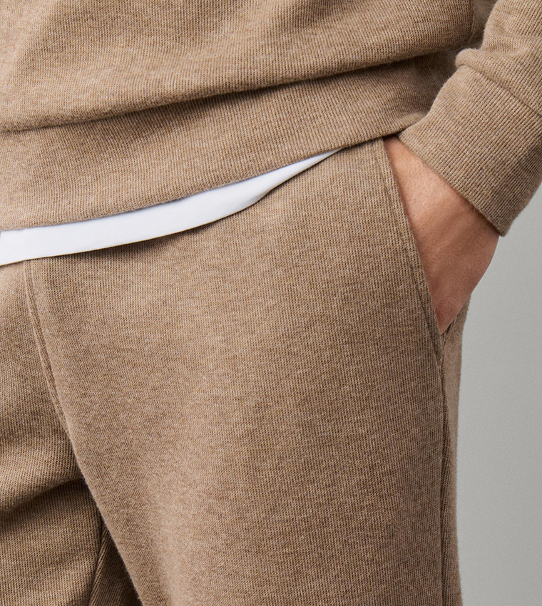 Solid Regular Fit Joggers