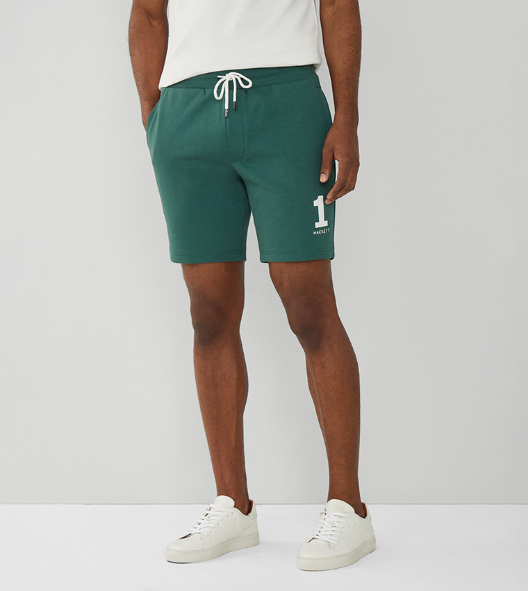 Embroidered Drawstring Waist Shorts 