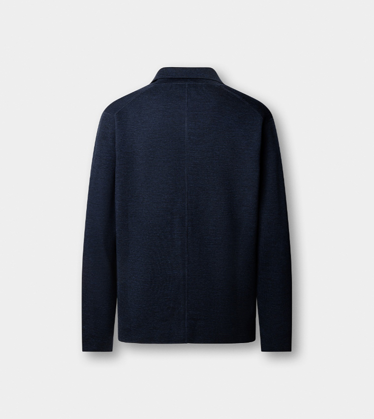 Solid Single-Breasted Blazer