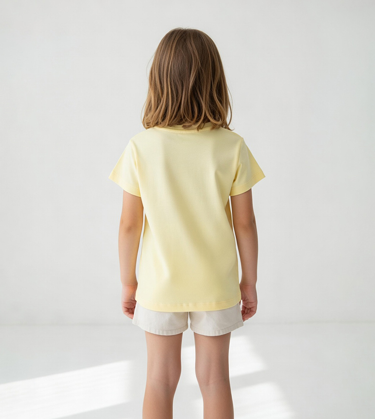 تيشيرت كم قصير بطبعة أميرات ديزني