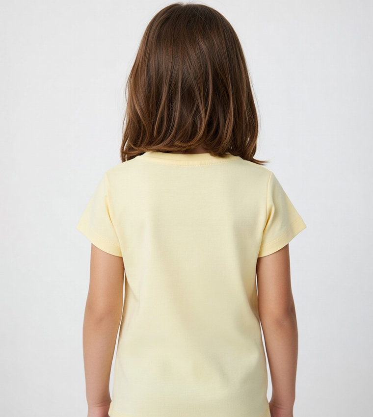 تيشيرت كم قصير بطبعة أميرات ديزني