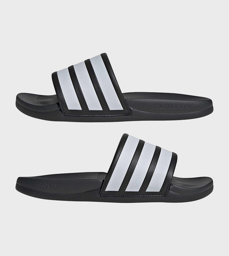 ADILETTE COMFORT 2.0 Striped Open Toe Slides