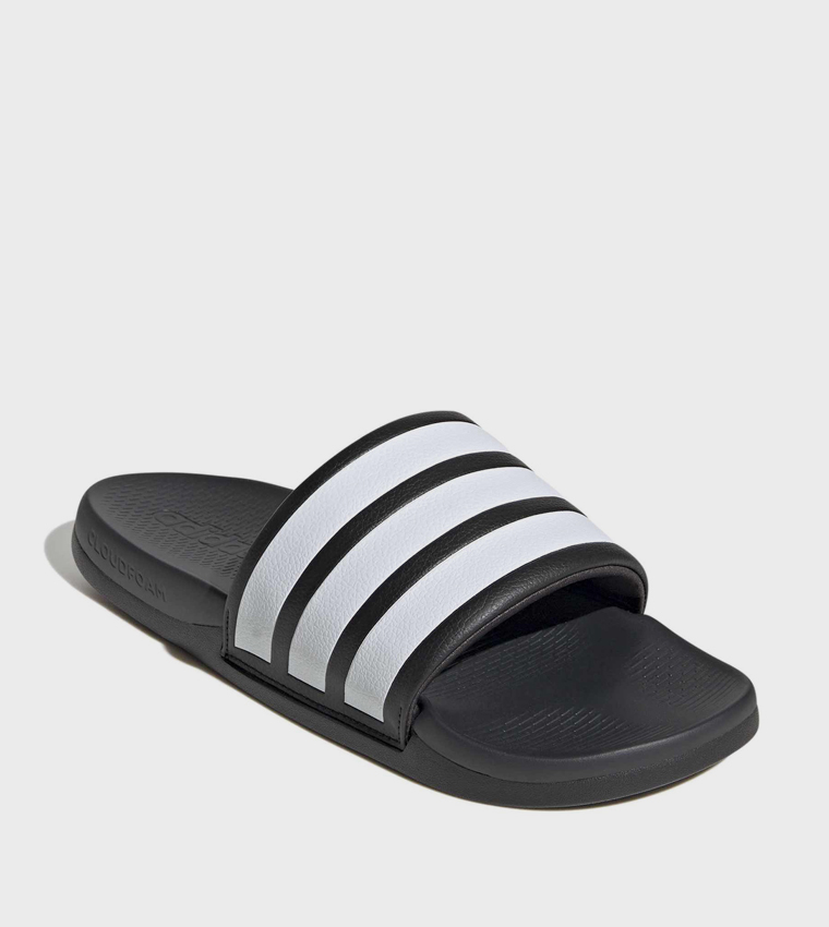 ADILETTE COMFORT 2.0 Striped Open Toe Slides