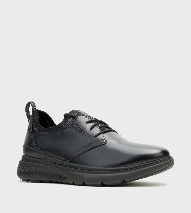 Solid Round Toe Lace-Up Shoes