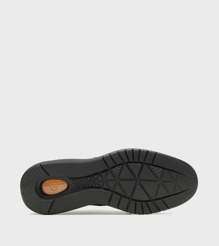 Round Toe Mesh Lace-Up Sneakers