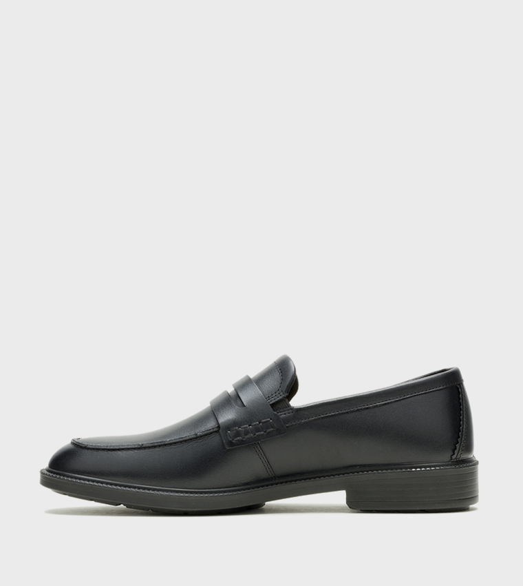 BANKER Logo Detail Penny Loafers