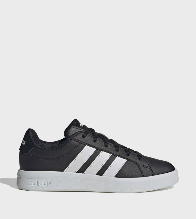 GRAND COURT BASE 3.0 Stripe Detail Lace-Up Sneakers