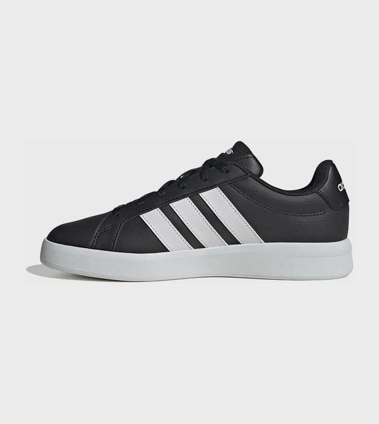 GRAND COURT BASE 3.0 Stripe Detail Lace-Up Sneakers