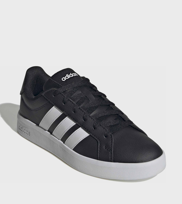 GRAND COURT BASE 3.0 Stripe Detail Lace-Up Sneakers