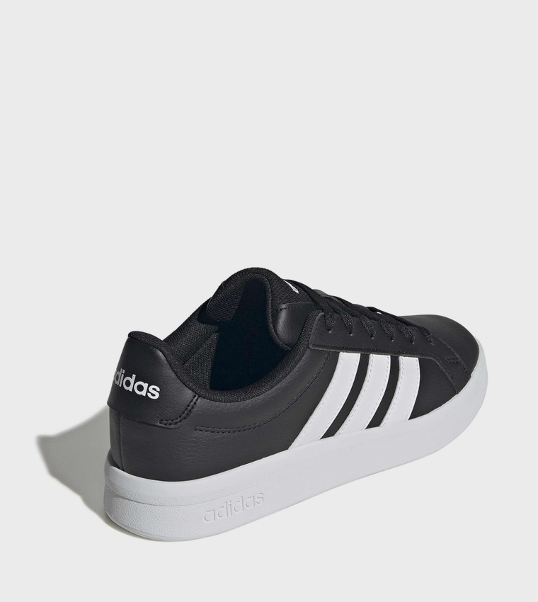 GRAND COURT BASE 3.0 Stripe Detail Lace-Up Sneakers
