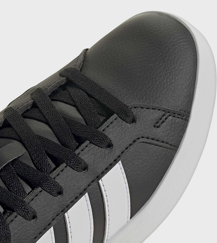 GRAND COURT BASE 3.0 Stripe Detail Lace-Up Sneakers