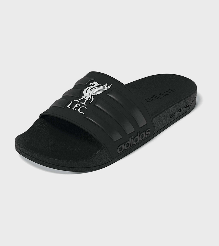 ADILETTE Liverpool Shower Logo Detail Open Toe Slides