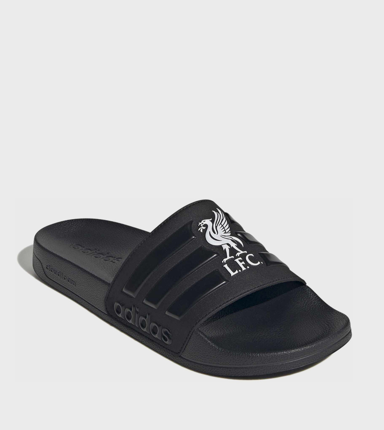 ADILETTE Liverpool Shower Logo Detail Open Toe Slides