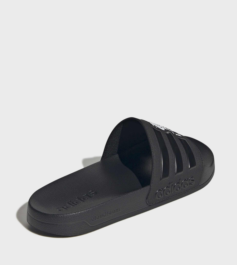 ADILETTE Liverpool Shower Logo Detail Open Toe Slides