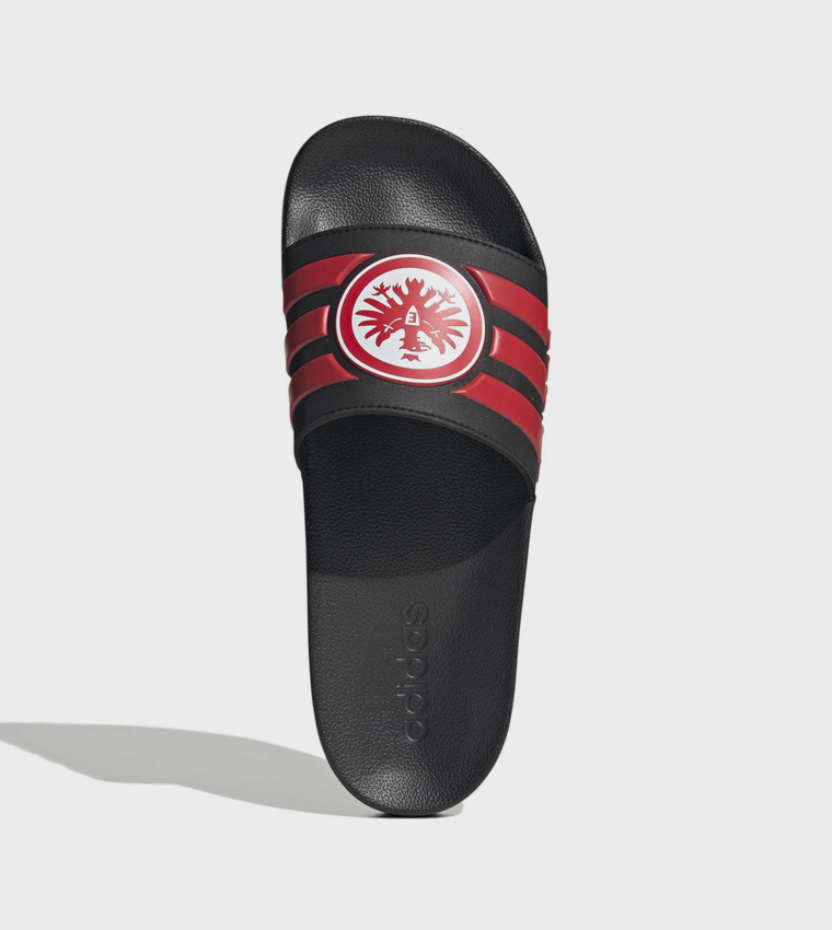 ADILETTE Frankfurt Shower Logo Detail Open Toe Slides