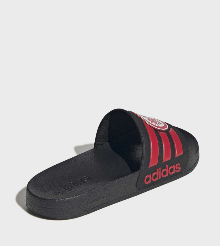 ADILETTE Frankfurt Shower Logo Detail Open Toe Slides