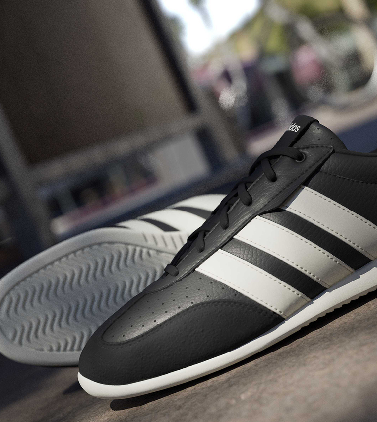 BARREDA Stripe Detail Lace-Up Sneakers