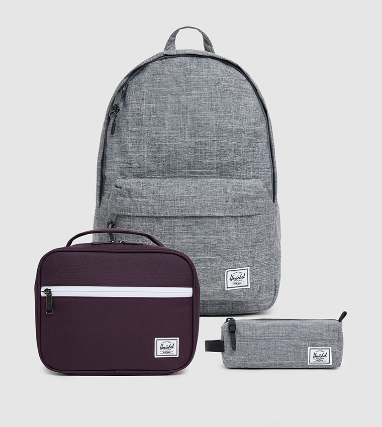 Classic Backpack with Lunch Bag & Pencil Pouch Set