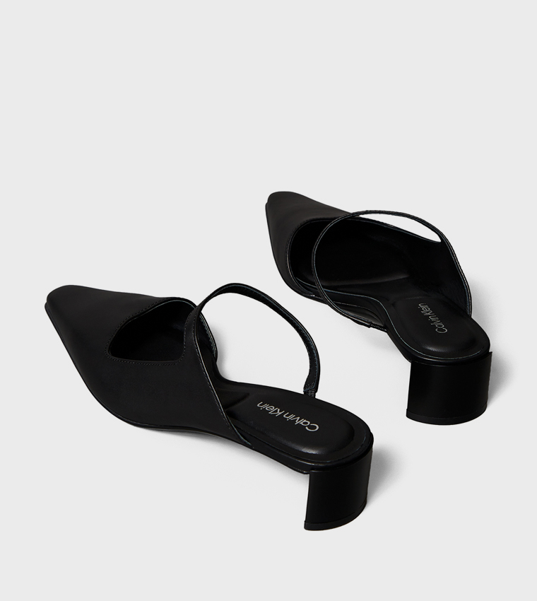 Square Toe Low Heel Pumps