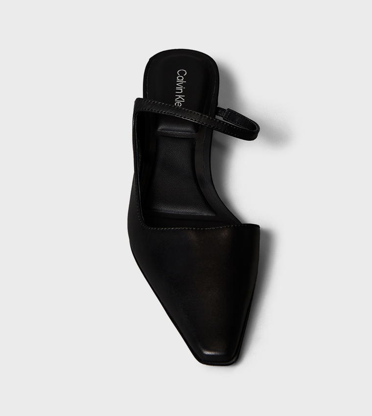 Square Toe Low Heel Pumps