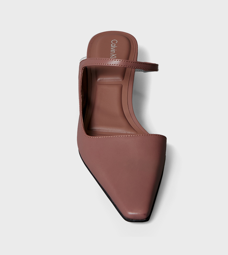 Square Toe Low Heel Pumps
