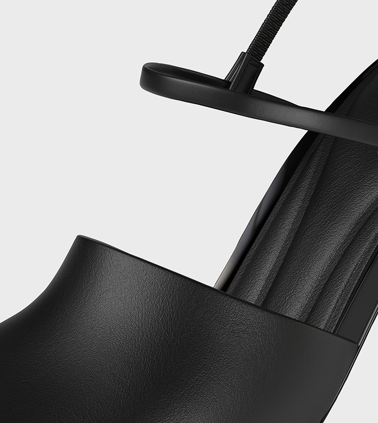 Solid Slingback Pointed Toe Pumps