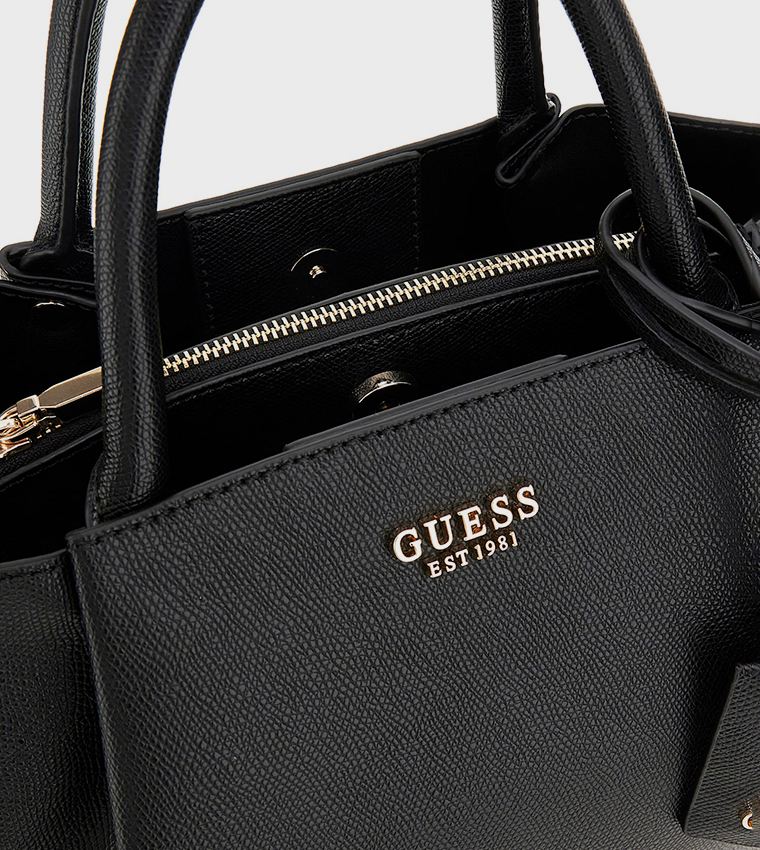 AMORETTE Textured Satchel Bag