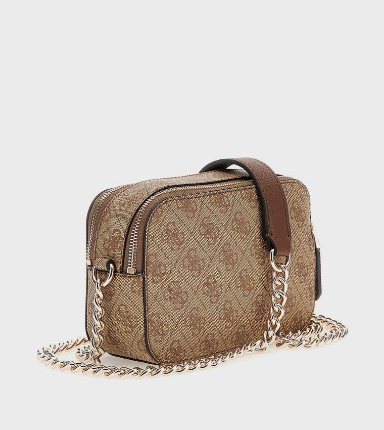 Guess  Crossbody Bags - Brown Cross Body Bags