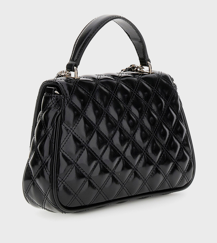 GIULLY II Quilted Top Handle Bag