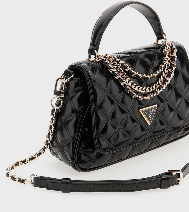 GIULLY II Quilted Top Handle Bag