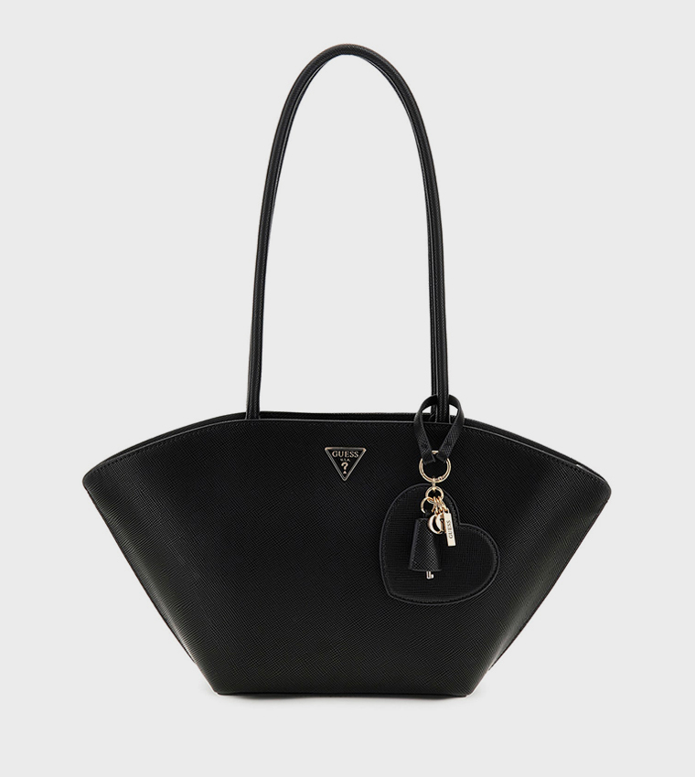 BOLENA Textured Trapeze Shoulder Bag