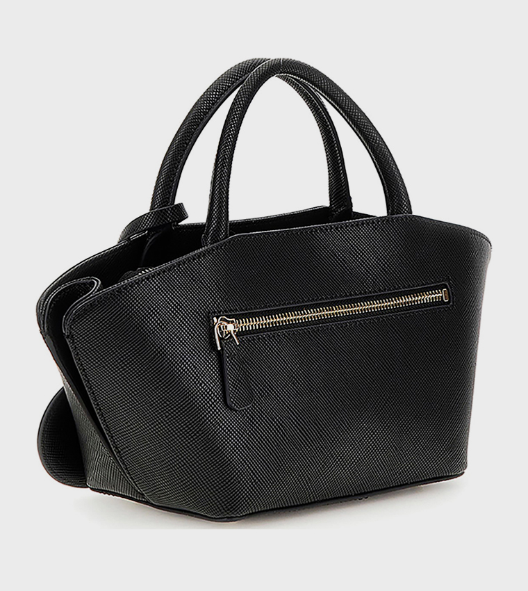 BOLENA Logo Detail Trapeze Bag