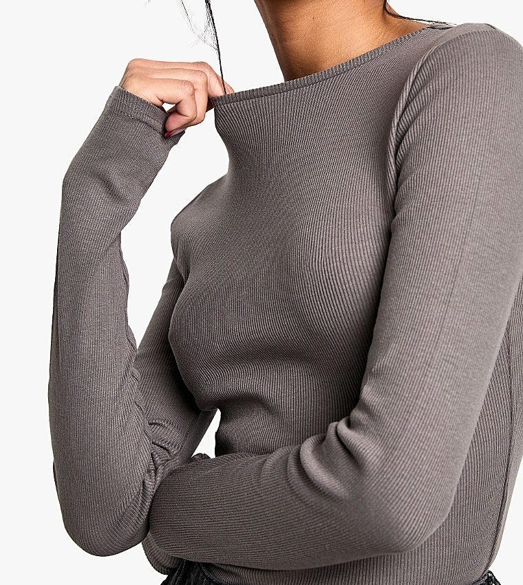2 Pack Solid Crew Neck Long Sleeves Bodysuit