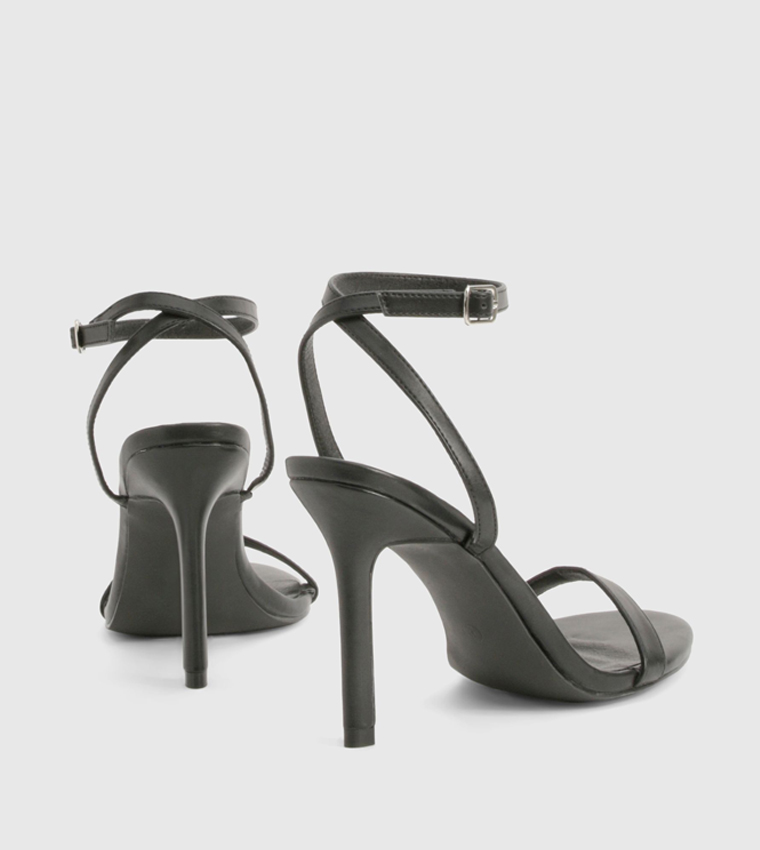 Ankle Strap Barely There Heel Sandals