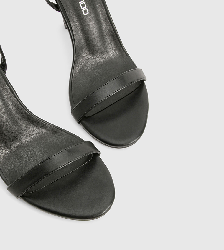 Ankle Strap Barely There Heel Sandals