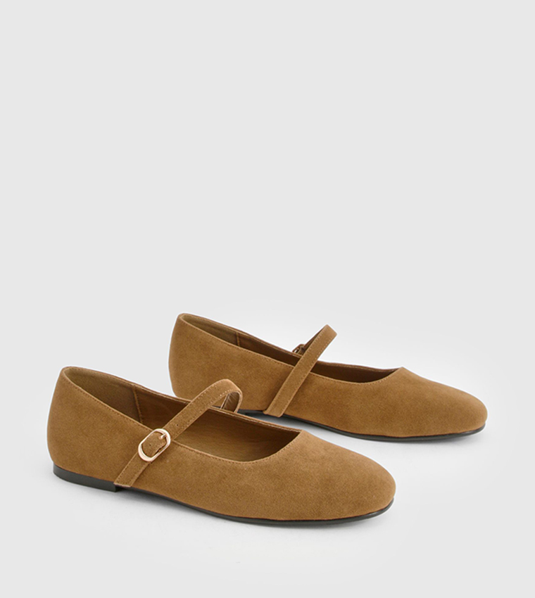 بوهو  ماري جين  - بني  Mary Janes