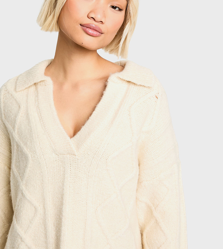boohoo  Sweaters - White Sweaters