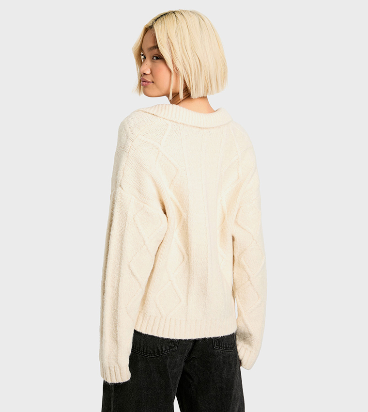 boohoo  Sweaters - White Sweaters