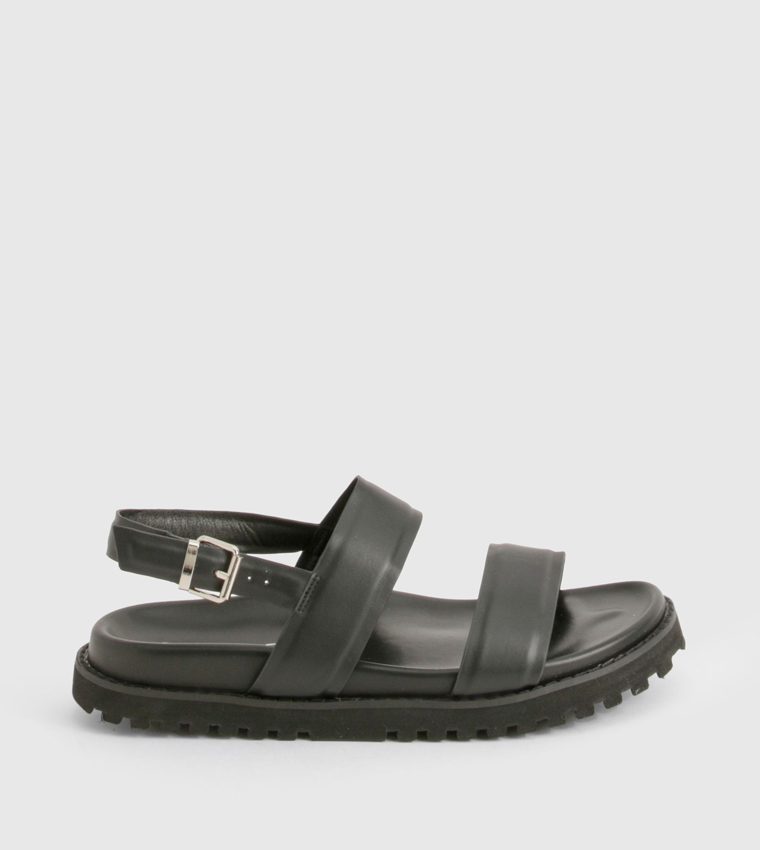 boohoo  Flat Sandals - Black Flat Sandals