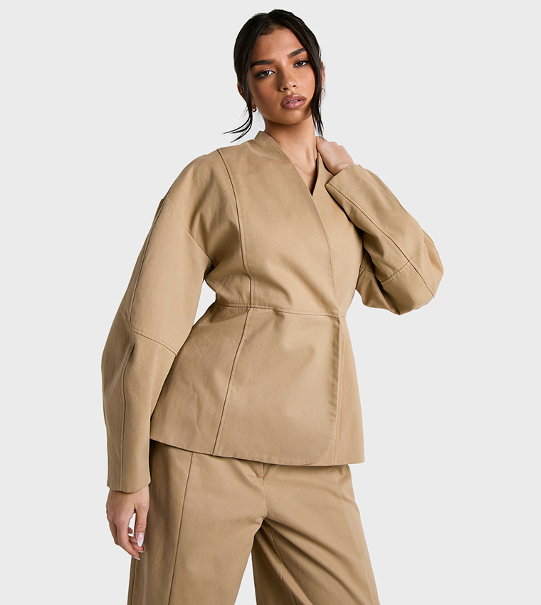 بليزر بأكمام باريل تويل  