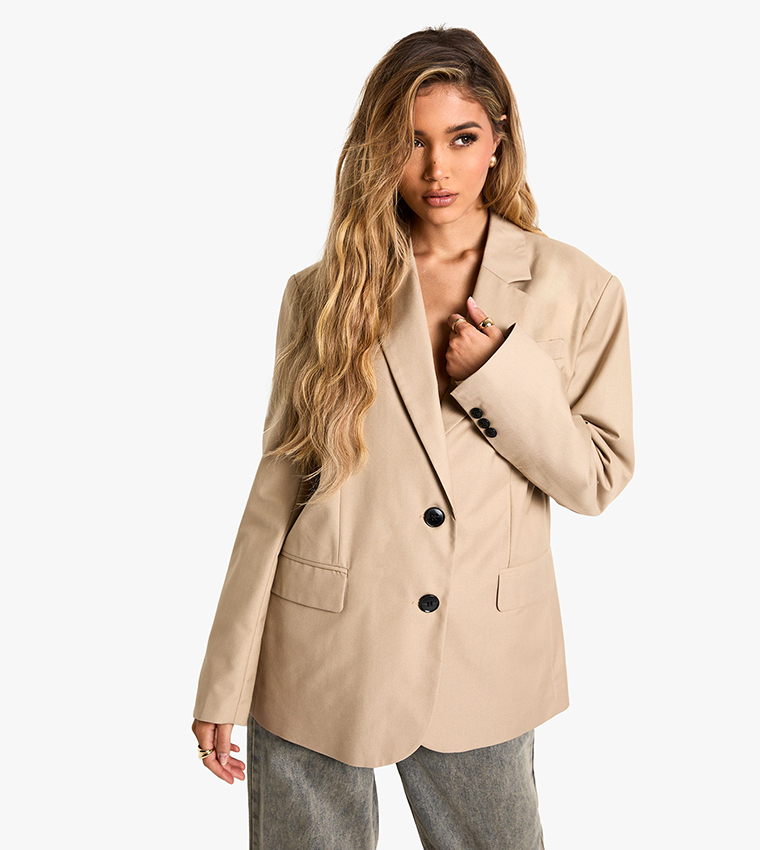 Single Breasted Oversized Blazer